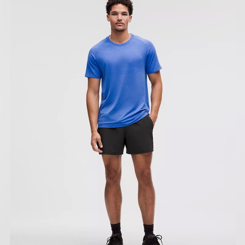 Lululemon Pace Breaker Linerless Short 5” Black Men’s M